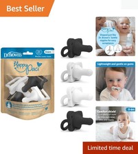 Dr. Brown's HappyPaci Silicone Pacifiers - 0-6 , 4-Pack, Comfort Care