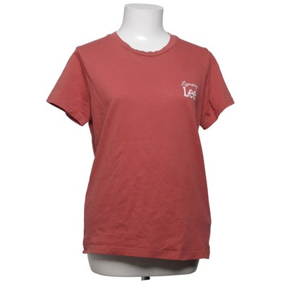 Lee, T-shirt, Größe: M, Rot, Baumwolle, Print, Damen #ChA