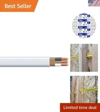 Romex Brand Simpull Solid Indoor 14/2 W/G NMB Cable 50ft coil -