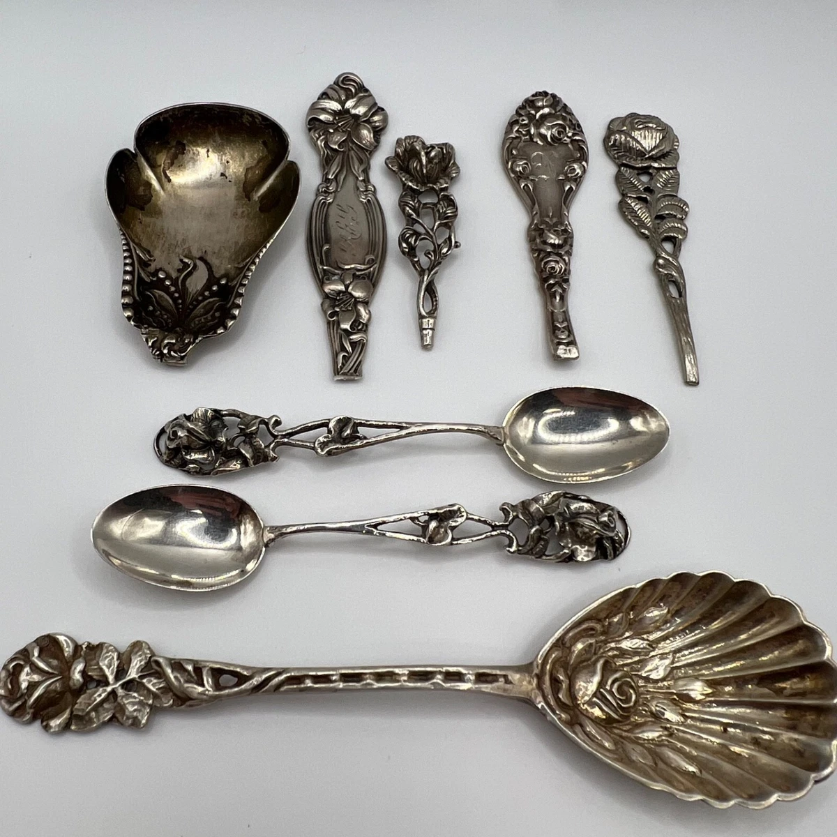Rose Spoon Silver Antiques for sale | eBay
