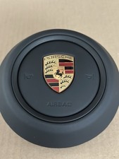 2025 Porsche 911 992 Steering Wheel Driver Black Leather Oem 992880201
