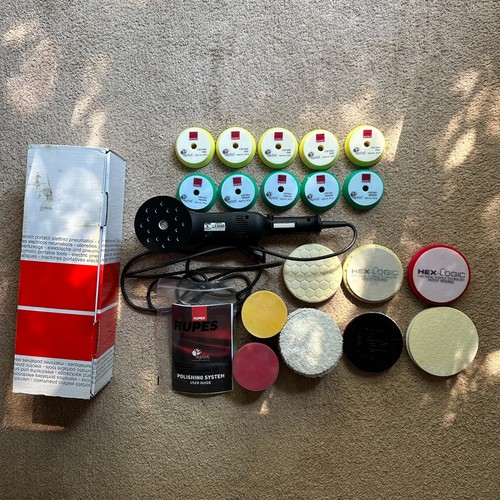 Rupes Big Foot Random Orbit Polisher LHR15II Mark II w/ Pads Kit