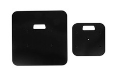 Rockville Top Bottom Black Totem Plates to Make RTP32W/RTP82W into Black Stands
