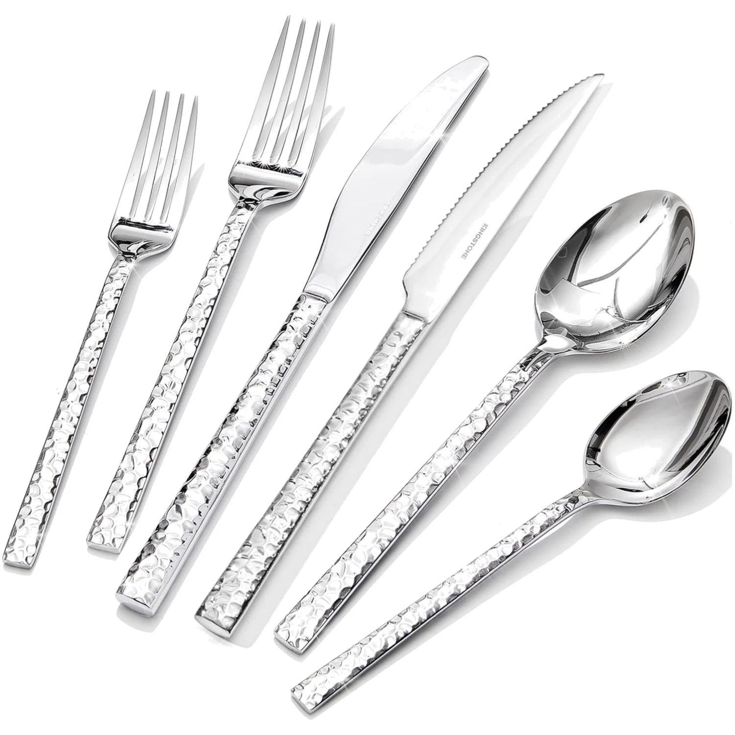 All-In-One 36-Piece Silver Flatware Set - Perfect for Home and Special Occasions