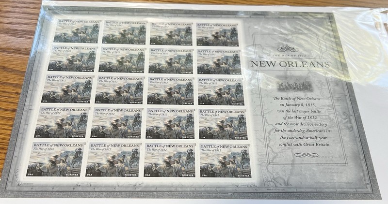 US Scott #4952 2015 Battle of New Orleans Sheet of 20 Stamps at Face!!