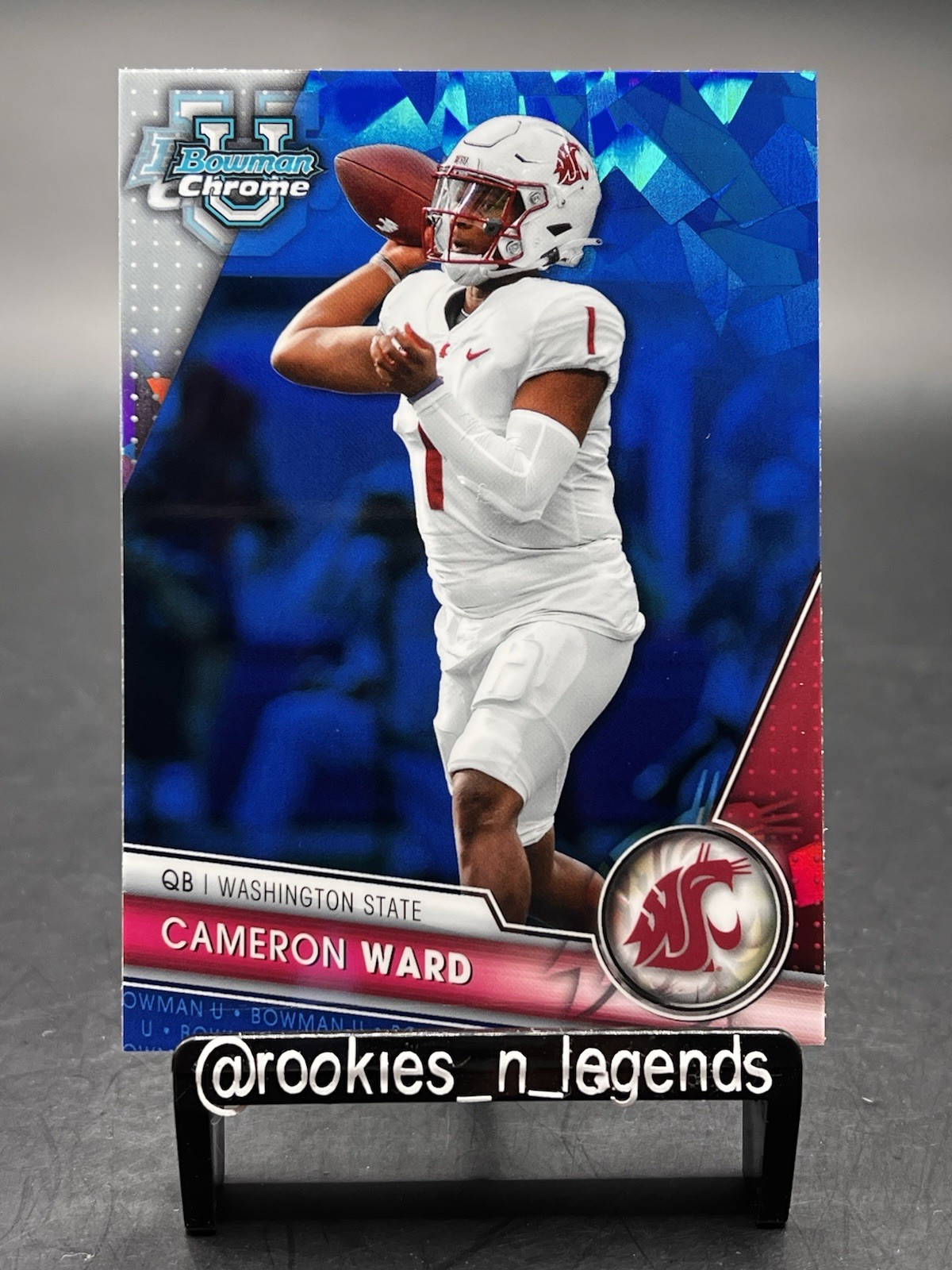 CAMERON WARD 2023 Bowman U Chrome 🔥ROOKIE BLUE SAPPHIRE🔥 RC #145 Titans