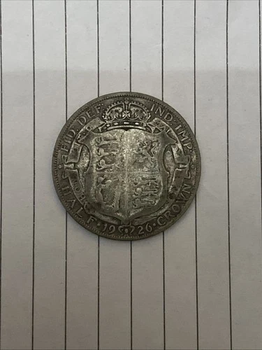 1926 George V Half Crown — photo from the most recent tracked eBay sale