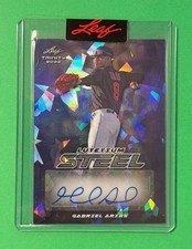 2022 Leaf Trinity Lutetium Steel GABRIEL ARIAS Auto Purple Ice Parallel 1/1