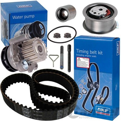SKF ZAHNRIEMEN-SATZ +WAPU passend für AUDI A2 A3 VW T5 GOLF 5 TOURAN 1.4+1.9 TDi