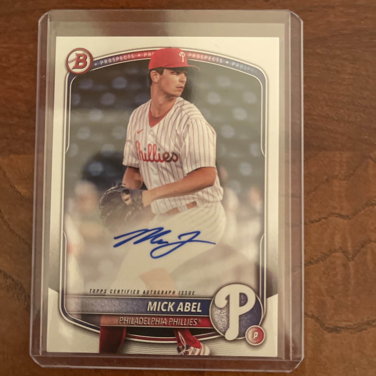 2025 Bowman - Paper Prospect Retail Autographs Mick Abel #BPA-MA (AU, RC)