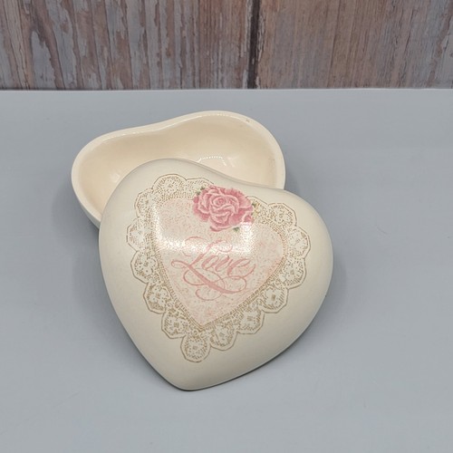 Portagioie floreale in porcellana a forma di cuore RUSS da collezione Love - Foto 2 di 12