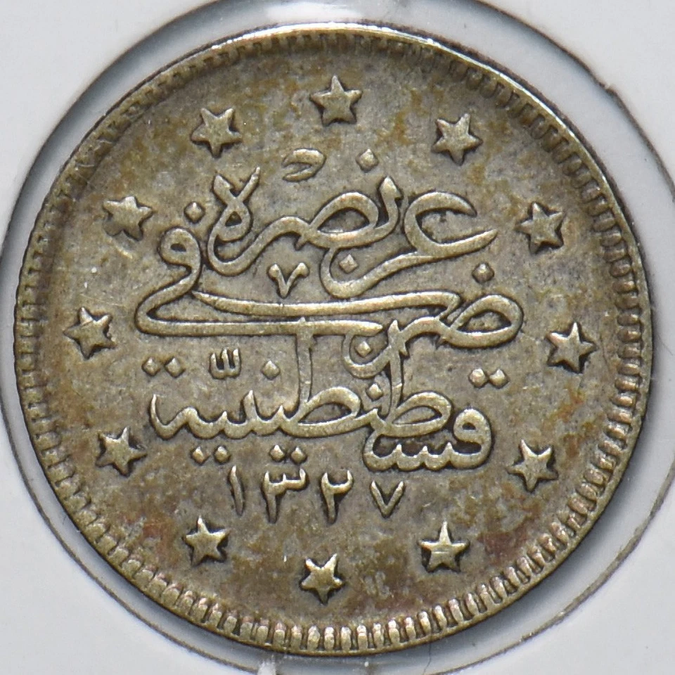 Turquía 1327 AH año 2 2 Kurush 296213 envío combinado Foto 2 de 2