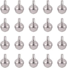 100Pcs Stainless Steel Jingle Bells