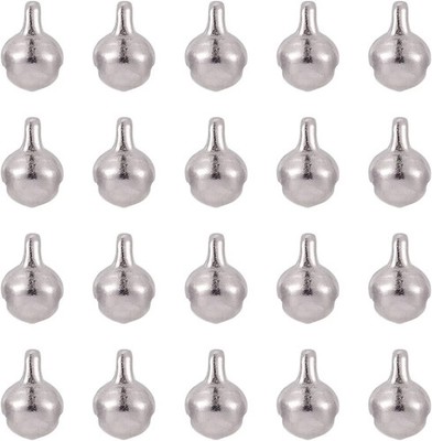 100Pcs Stainless Steel Jingle Bells