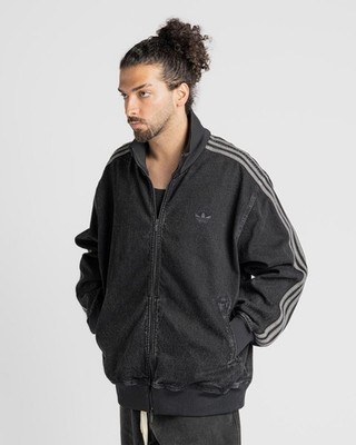 Adidas Originals Adicolor Denim Firebird Track Jacket Black Mens