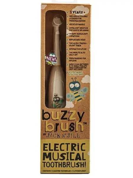Jack N Jill Buzzy Brush Electric Musical Toothbrush - 2 Pack - Image 3