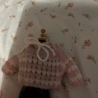 Vtg Homemade / Handmade Knit Outfits Lot Barbie Size 4 Sweaters, Pants & Robe — photo 9
