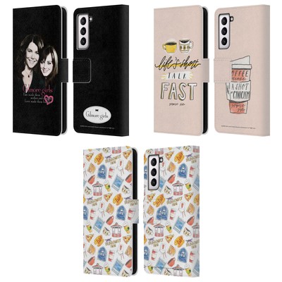 OFFICIAL GILMORE GIRLS GRAPHICS LEATHER BOOK WALLET CASE FOR SAMSUNG PHONES 4