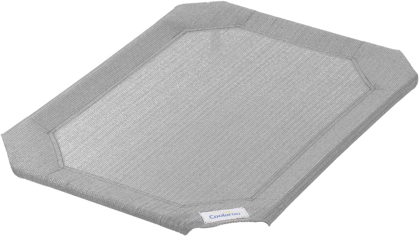 Grey Medium Pet Bed Replacement Cover 35x25.5 Inches