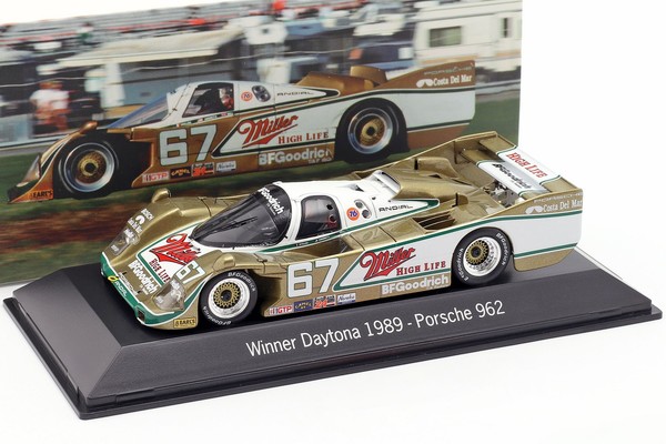 Porsche 962 #67 Winner 24H Daytona 1989 Wollek, Bell, Andretti 1:43 Spark-image