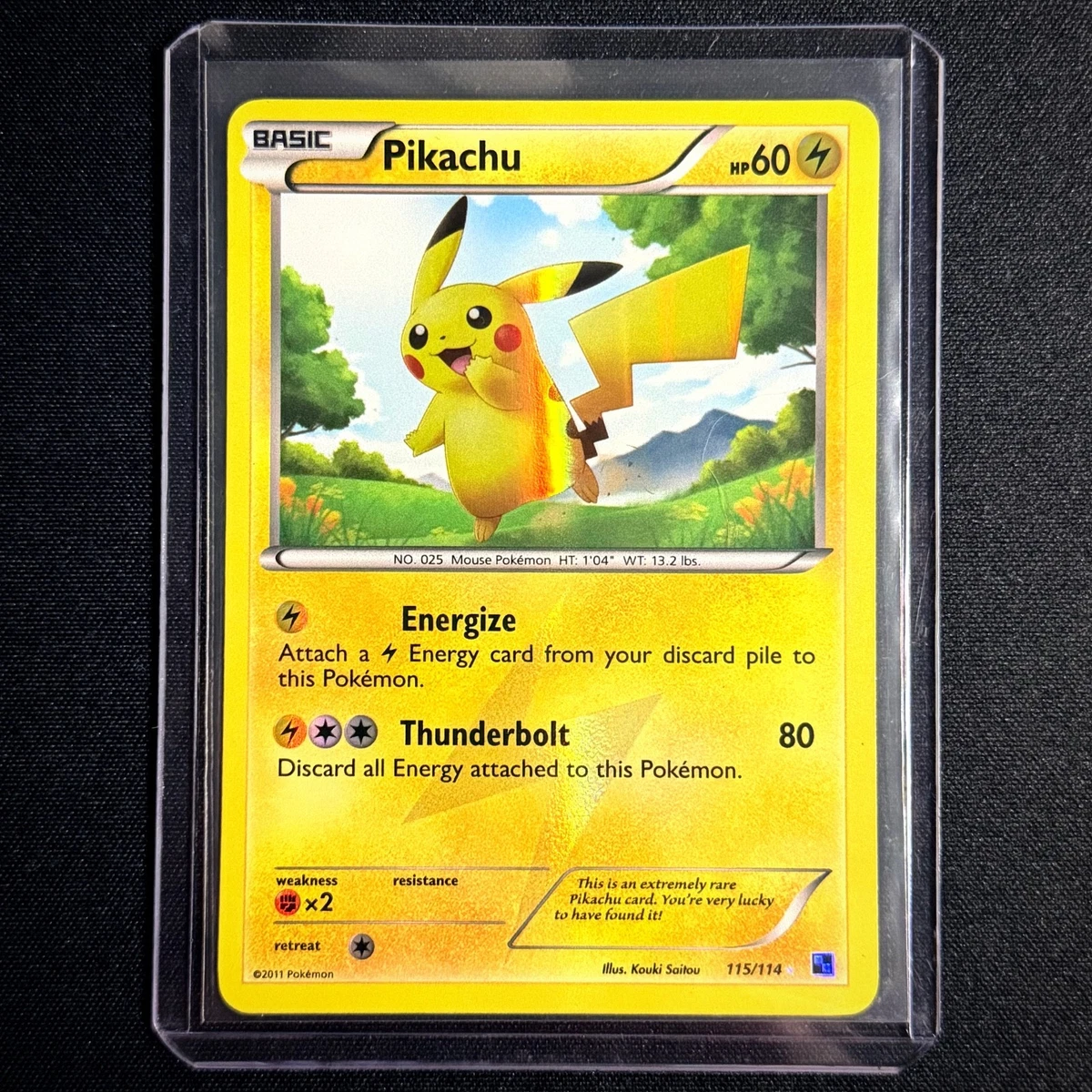 Pikachu Pokémon TCG Secret Rare Individual Collectible Card Game