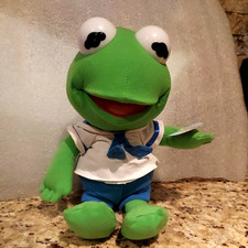 vintage Jim Henson muppet babies Kermit the Frog by nanco 12 " w/tag