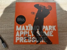 Apply Some Pressure Maximo Park 7” Clear Vinyl SIGNED