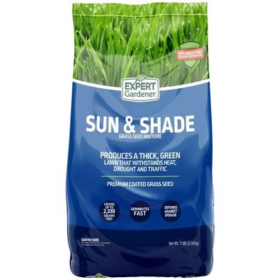Southern Grass Seed Mix for Sun and Partial Shade Lawns, 7 lb Bag