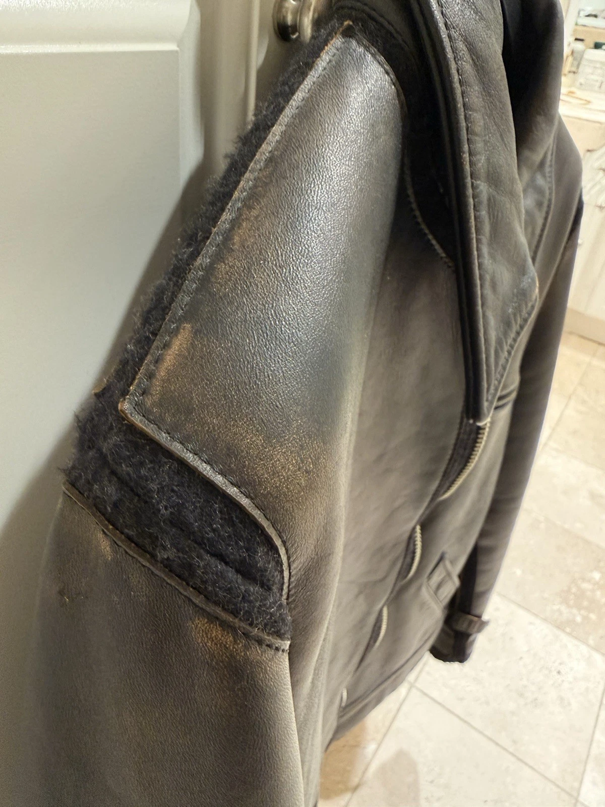 MIHARAYASUHIRO Men’s deep brown Leather Jacket large tagged 52 Japan Japanese image 3