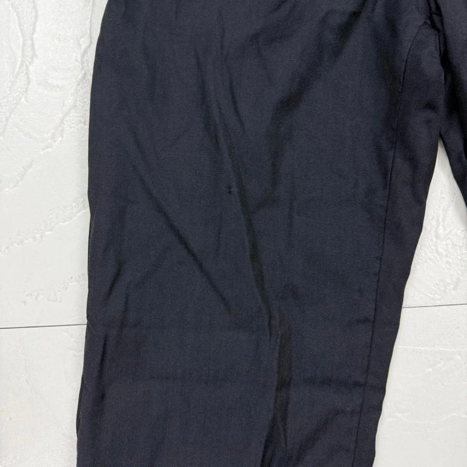 Pantalón Burberry azul marino con corte ajustado 30X30 100% lana hecho en Italia Foto 4 de 4