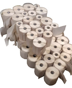 Huge Lot - Zebra 4x1 in (4"x1") Direct Thermal White Adhesive Labels 1" Core