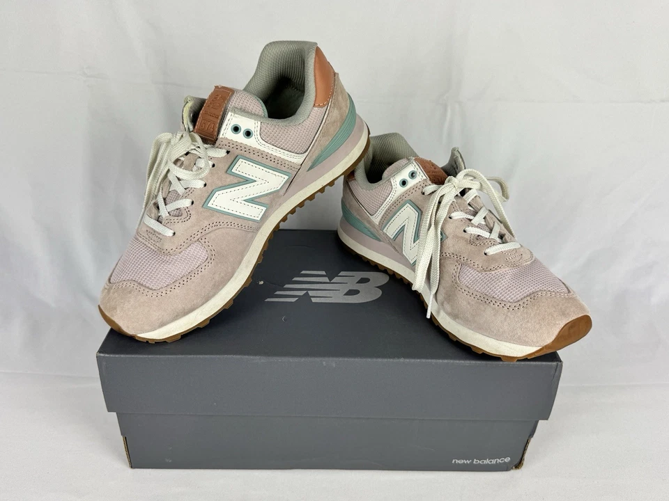 Zapatillas deportivas New Balance 574 Beach Cruiser rosa espacial para mujer talla 9 WL574BCN EN MUY BUENA CONDICIÓN Foto 3 de 4