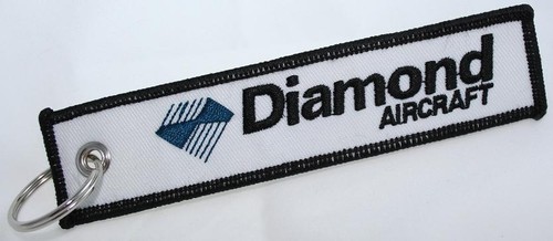 Diamond Aircraft Logo Keychain for Pilots, Owners