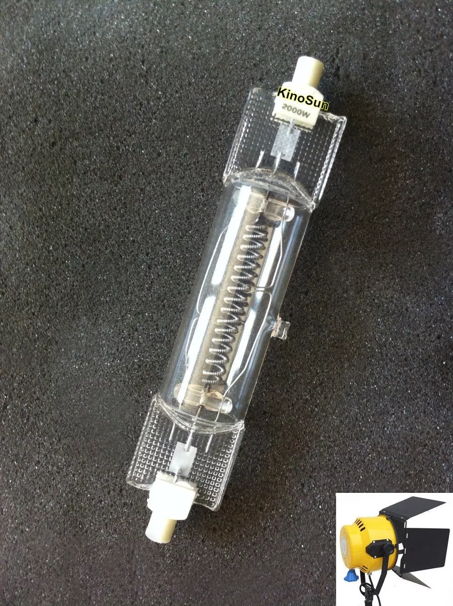 2000 Watts Halogen Bulb lamp base R7S RX7S 120V 230V for 2000W Blondie light