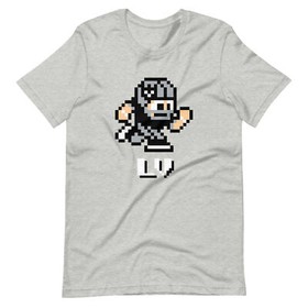 Las Vegas Raiders LV NES Football Player 8-bit Tecmo Super Bowl Nintendo T-Shirt