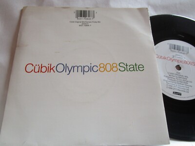 808 State   Cübik / Olympic ZTT ZANG 5, 9031-72848-7 1990 Pic/S UK 7inch Vinyl
