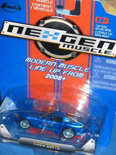 JADA 2008 DODGE VIPER SRT10 #003 NEX GEN MUSCLE DIECAST *BRAND NEW & RARE* - Picture 7 of 11