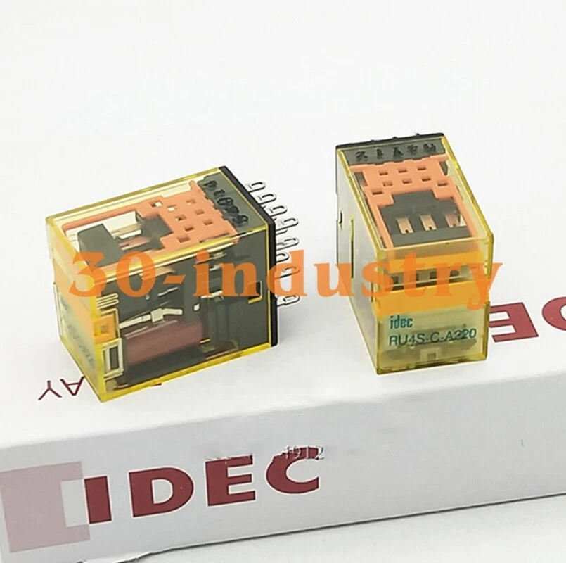 Heschen Leistungsrelais MY4NJ 220V - 4PDT Relais Mit LED-Anzeige Für Elektroinstallation