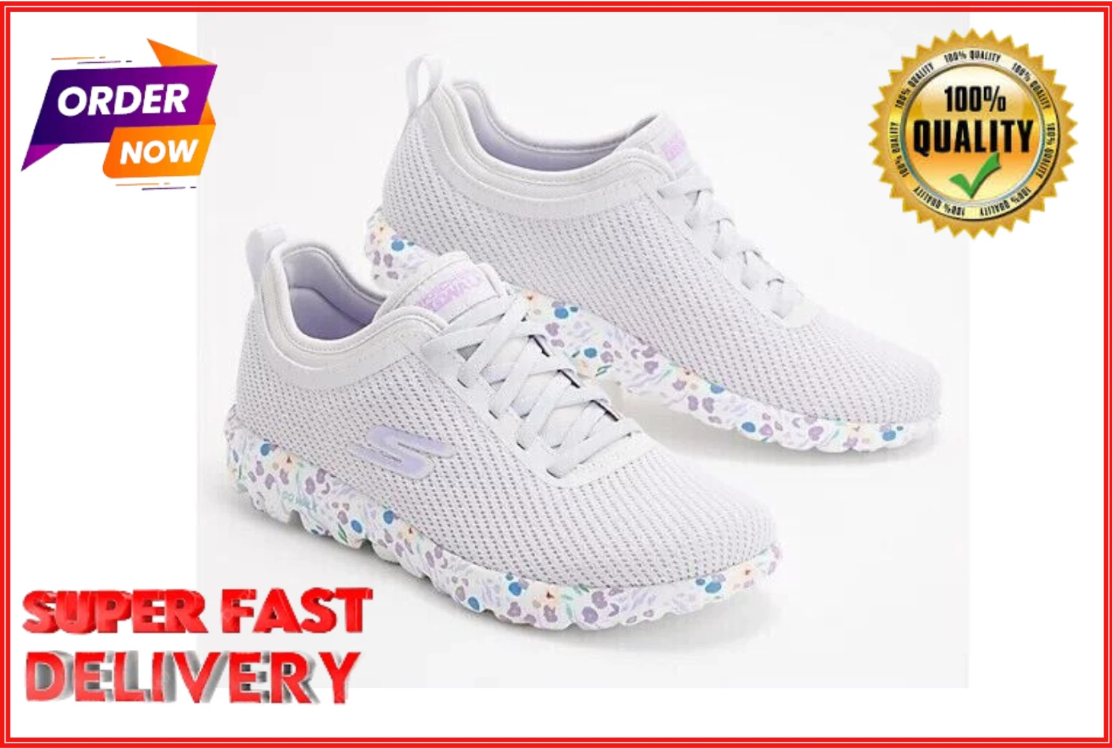 Skechers Sneakers Women´s Size 11 Light Gray GOwalk Travel Vegan Washable --EBZ2