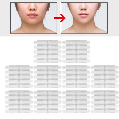 MARKENLOS 100 STÜCKE Face Lift Tape Instant Face Lifting Sticker Faltenverdeckband