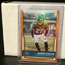 2016 SCORE FIRST DOWN Aaron Colvin 9/10 Jacksonville Jaguars Short Print