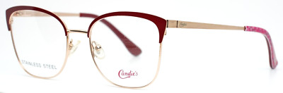 CANDIES CA0171 069 Burgundy Womens Cat Eye Full Rim Eyeglasses 49-17-140 B:42