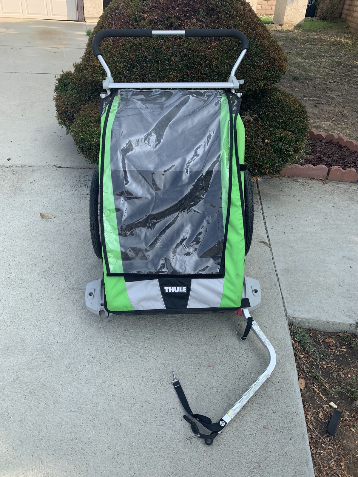 thule chariot cheetah 2 bike attachment