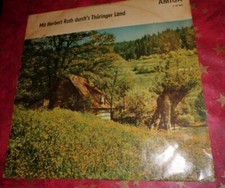 DDR  mit  Herbert Roth durchs Th&uuml;ringer Land   +   Vinyl  LP Amiga Schallplatte