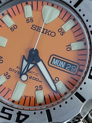 Uhr Seiko Monster 7S26-0350 / SKX 781 Orange. Diver Automatic/Diver 200m Uhr