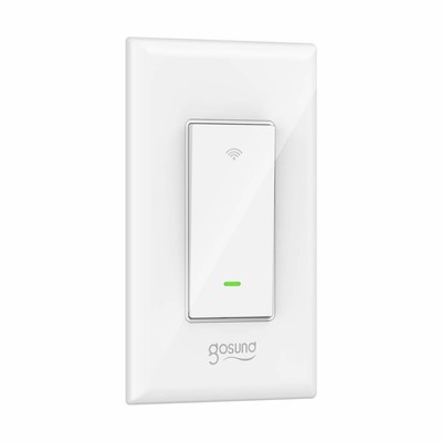 gosund 15a smart wifi light switch with remote control and timer