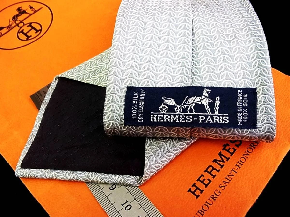 HERMÈS Cravatta uomo HERMES Francia vera seta cravatta abito classico lusso multicolore Y210