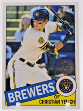 2020 Topps Update #85TB-23 Christian Yelich 1985 Topps Baseball 35th Anniversary
