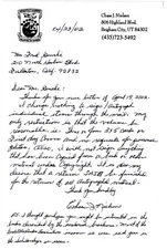 Doolittle Raider - Plane #6 Chase Nielsen Handwritten Letter and Autographed #2