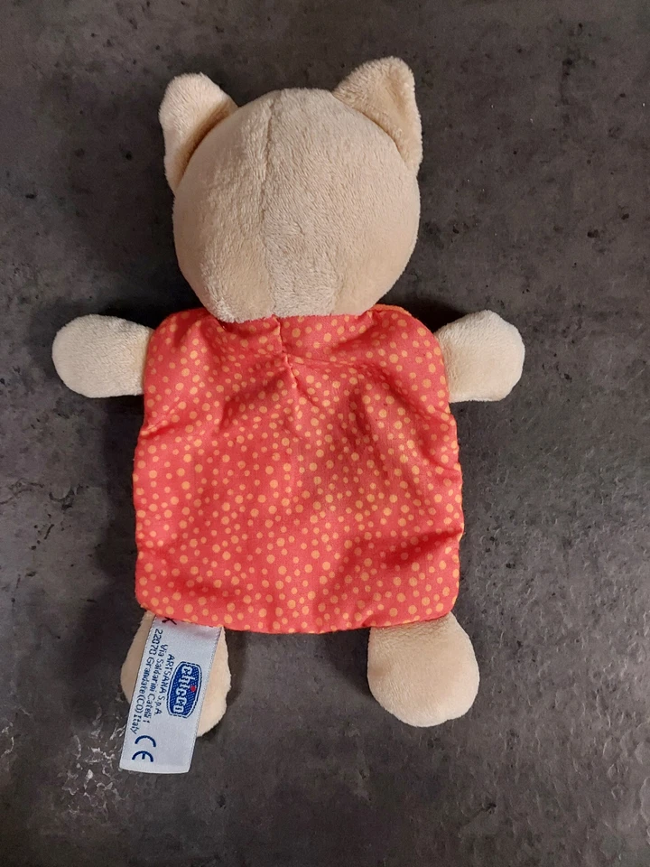 Chicco Bär mit Knister - Schmusi - Kuscheltuch gebraucht - wie neu - Bild 3 von 3